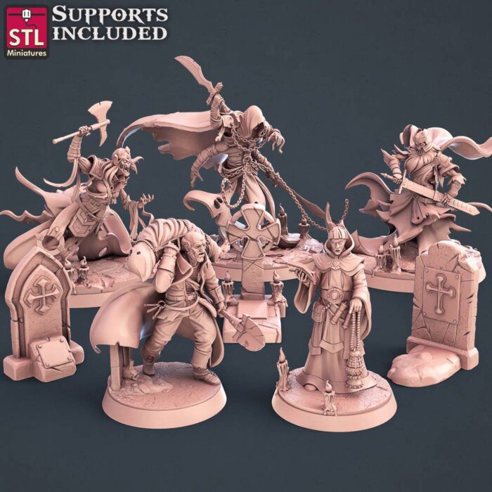 Figurines JDR Graveyard Set