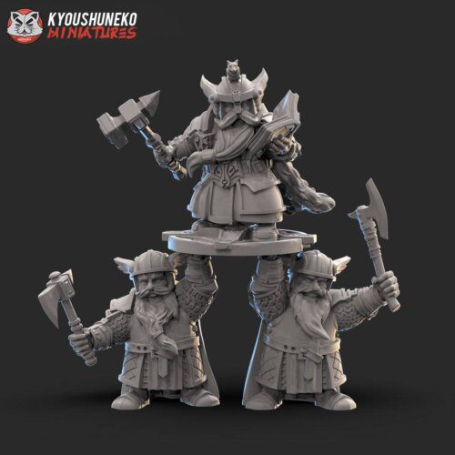 Miniature Dwarf High King Shield Bearer Kyoushuneko
