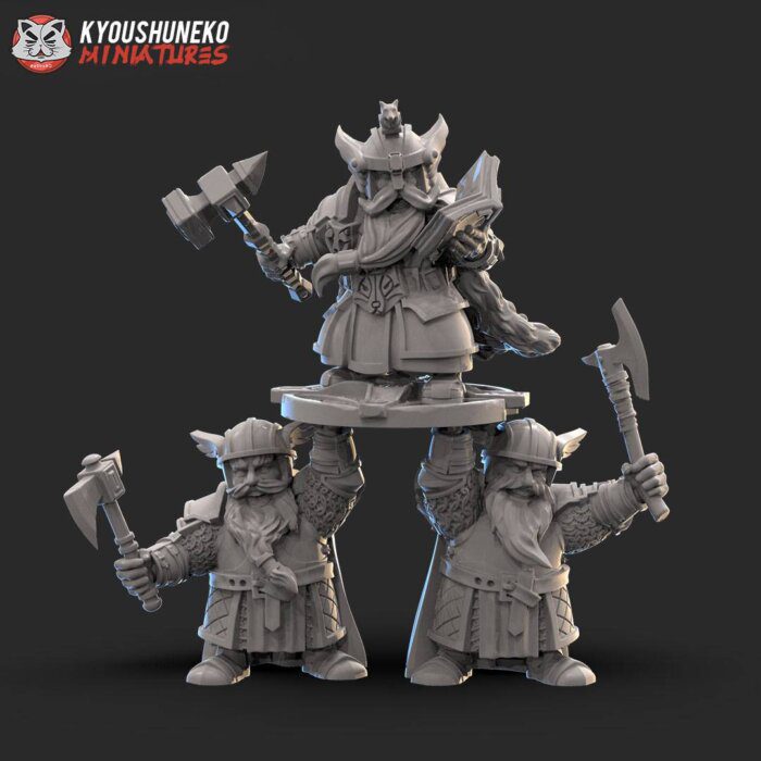 Miniature Dwarf High King Shield Bearer Kyoushuneko
